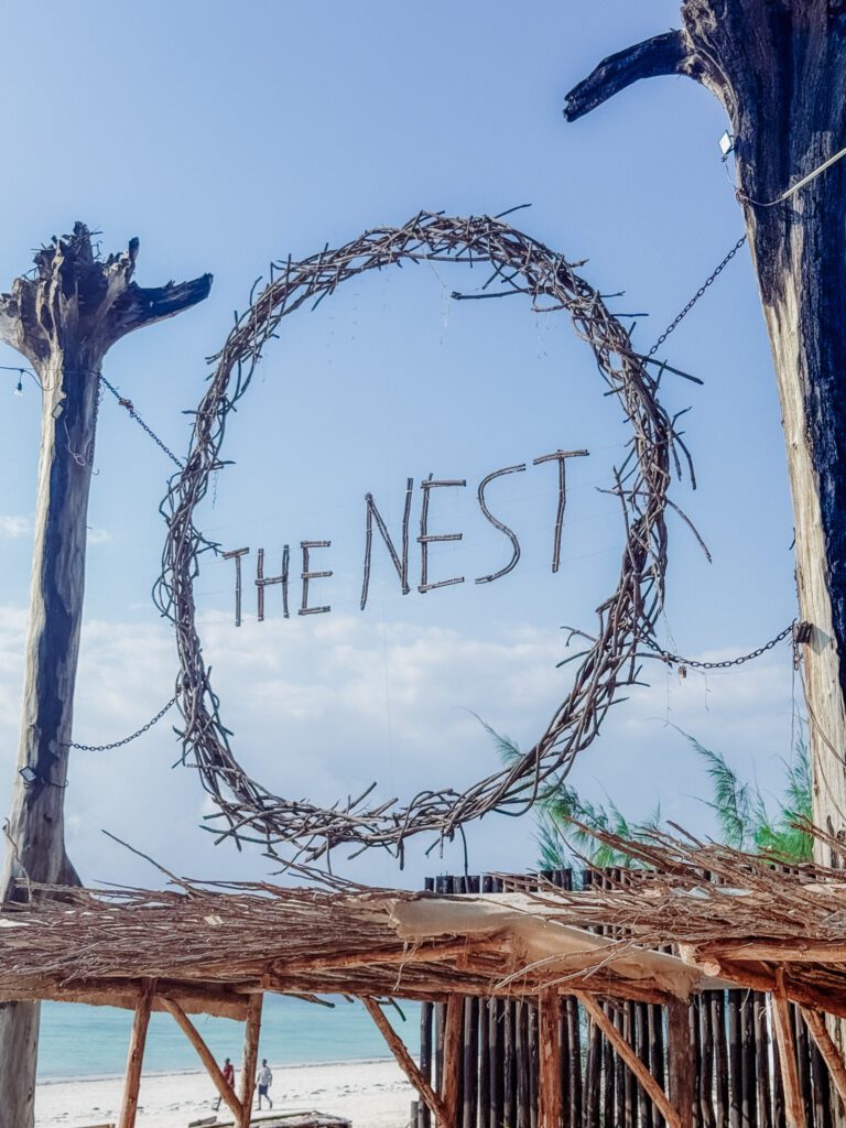 Beachfront hotel at Paje Zanzibar at The Nest