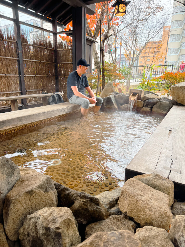 Hanami free Foot Bath Takayama
