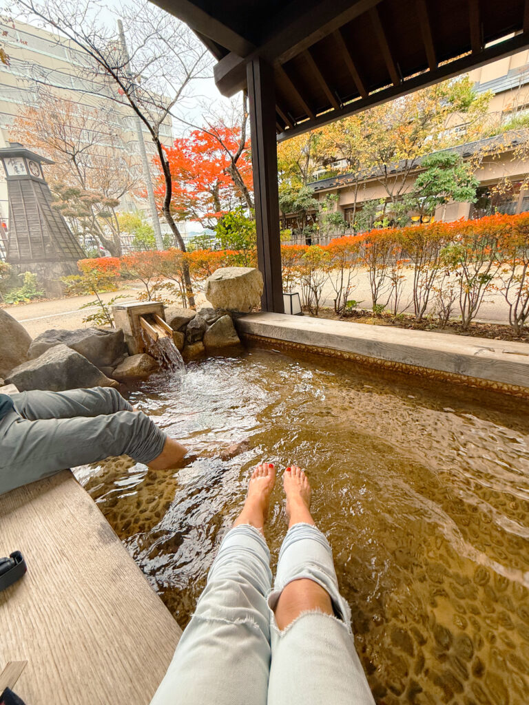 Hanami free Foot Bath Takayama