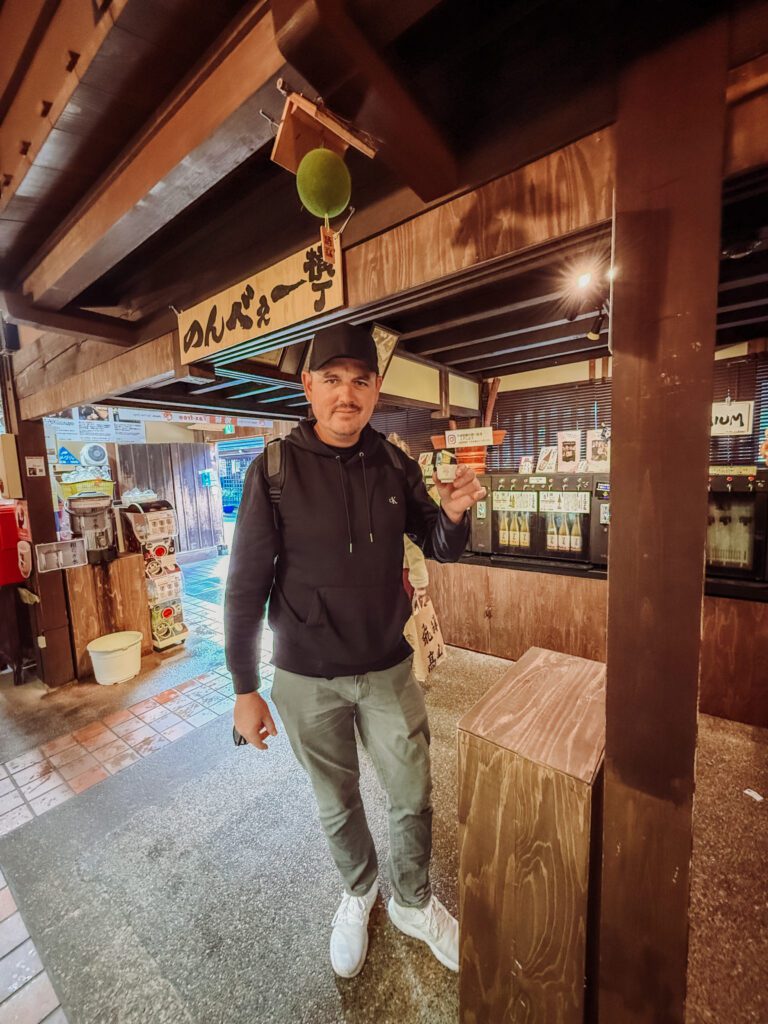 sake tasting in Takayama Japan