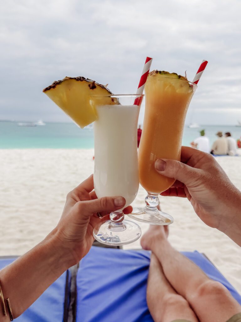 cocktails at sunsets kendwa
