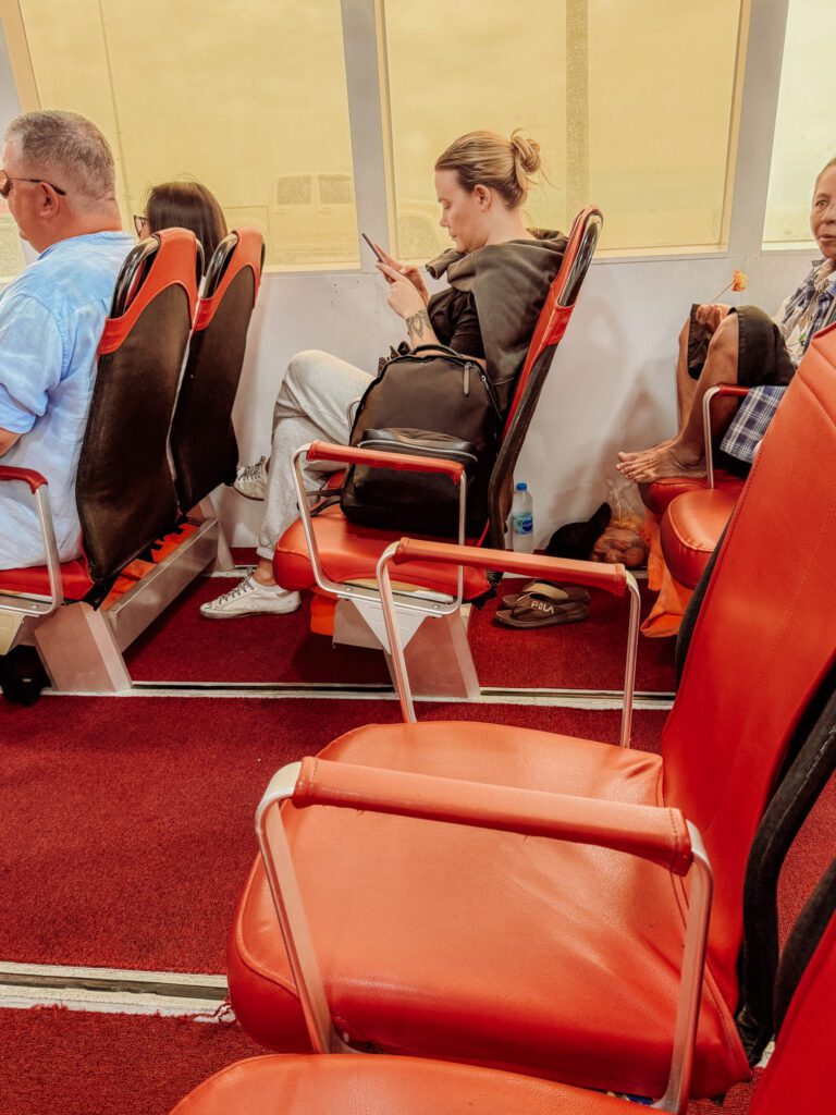 seating in the Boonsiri ferry to Ko Kood