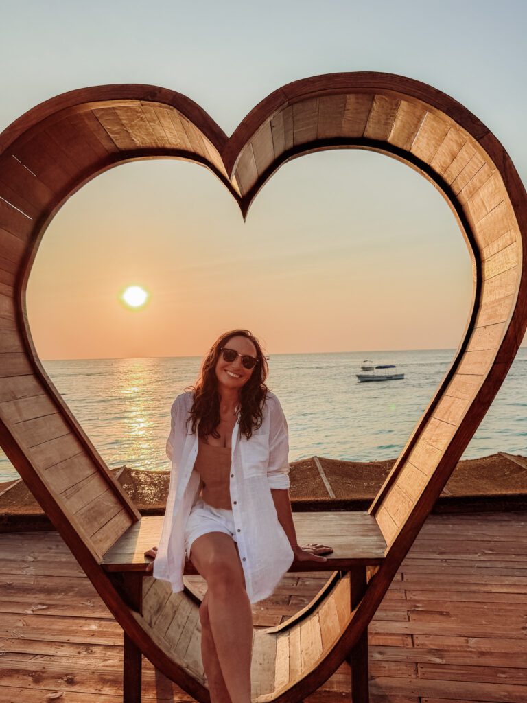 Sunset drinks at Nanasi Beach Club Zanzibar