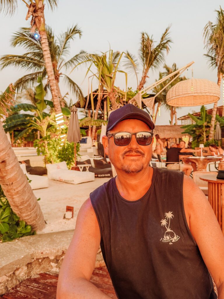 Sunset drinks at Nanasi Beach Club Zanzibar