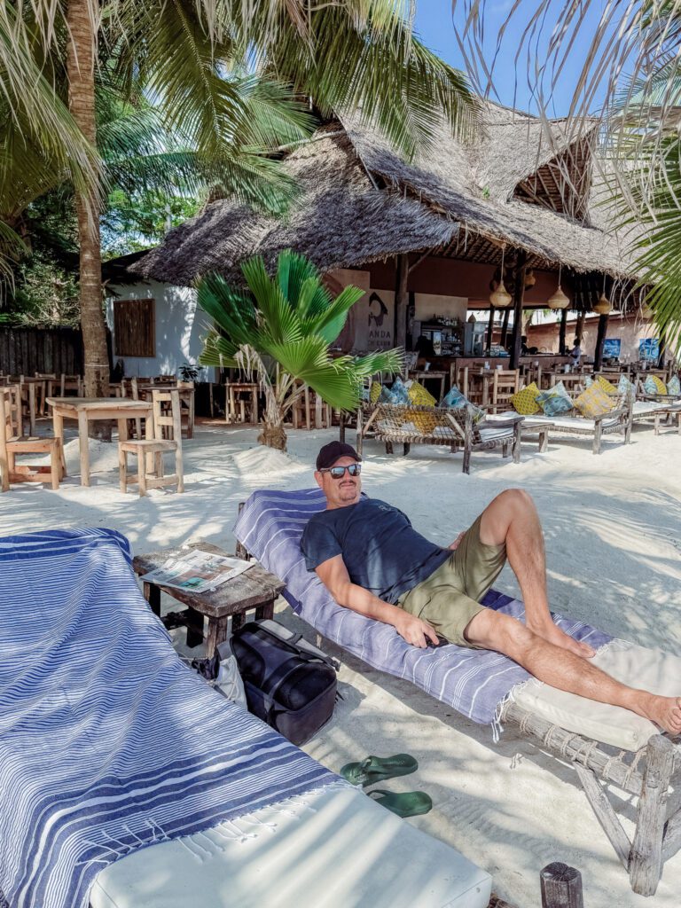 Beach club on Zanzibar