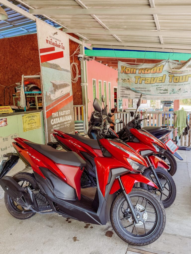 scooter hire on ko kood