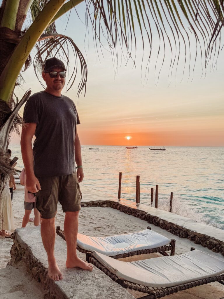 sunsets on Zanzibar