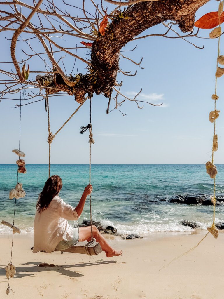 The  beachfront at Hideaway Ko Kood