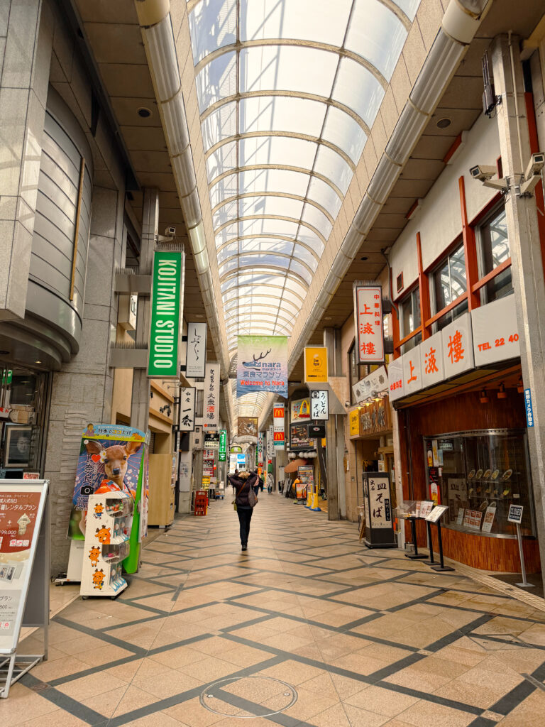 Higashimuki Shopping Street in Nara