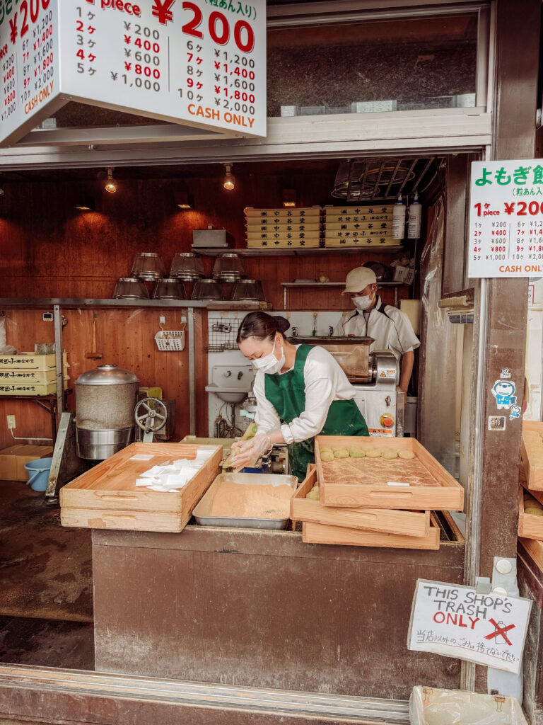 This traditional mochi store is a must in Nara, Nakatanidou Mochi Store