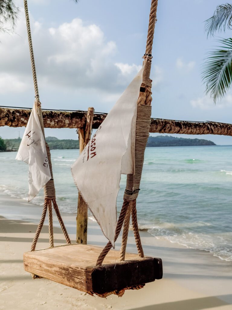 The iconic beachfront at High Season Ko Kood