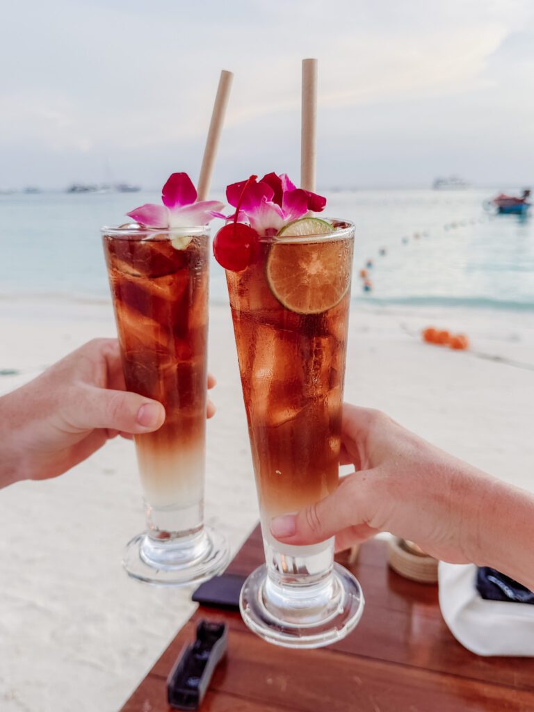 cocktails on the beach ko Lipe