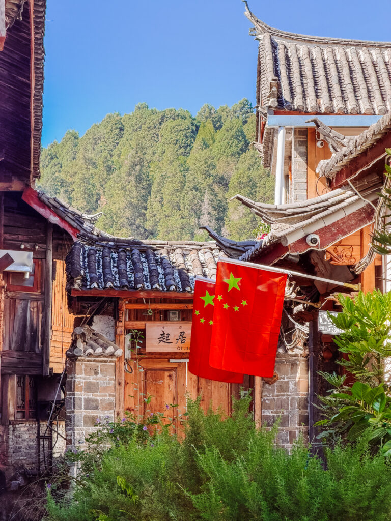 beautiful streets of Lijiang Yunnan China