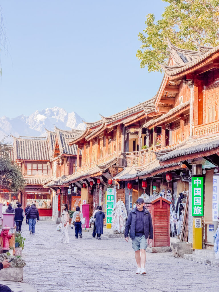 beautiful streets of Lijiang Yunnan China