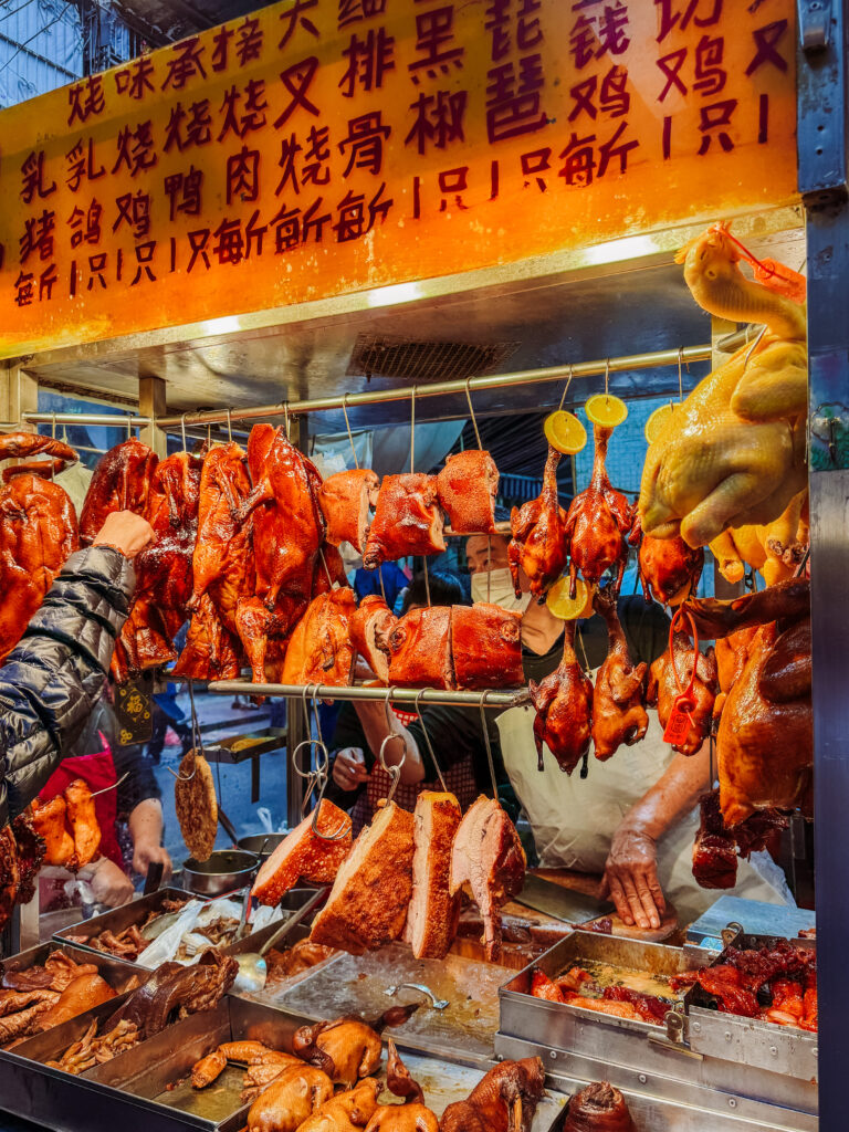 duck in macau at markets