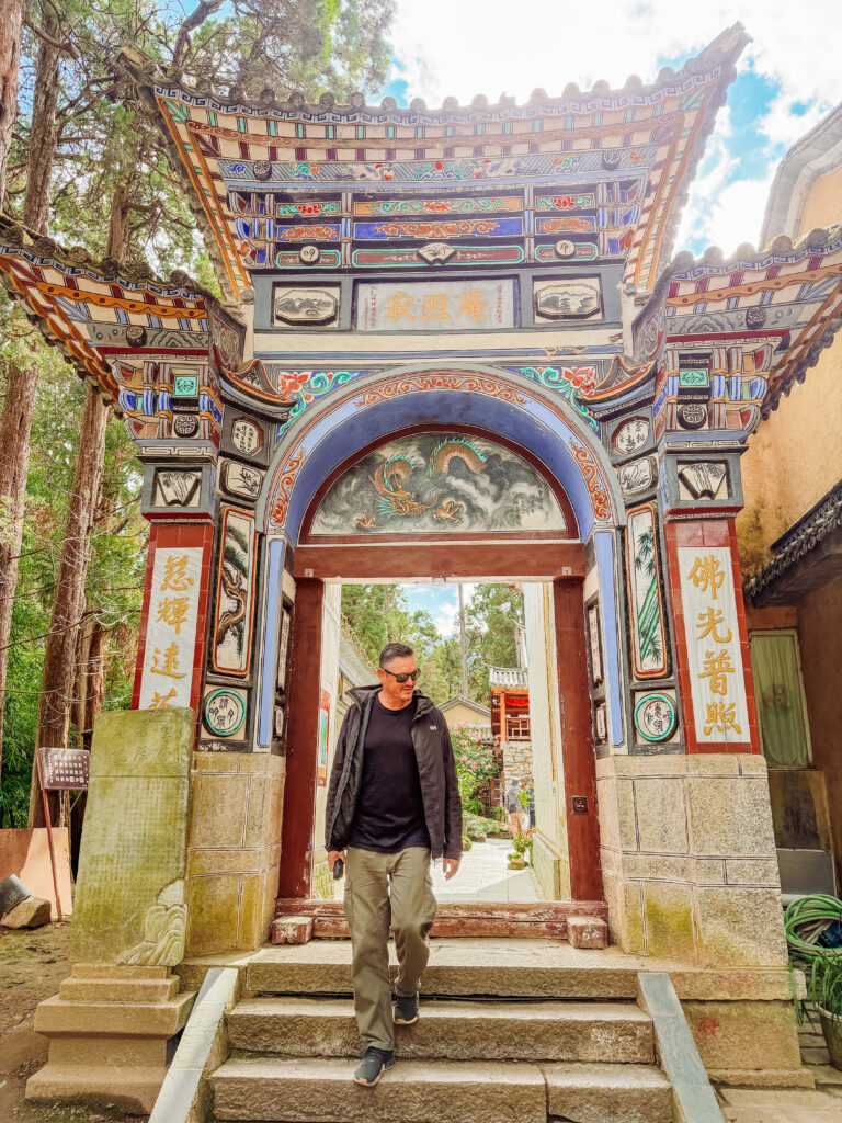 mike at the nunnery in Dali