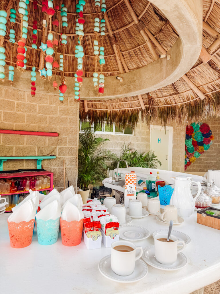 breakfast at azul pitaya beachfront hotel in sayulita, mexico