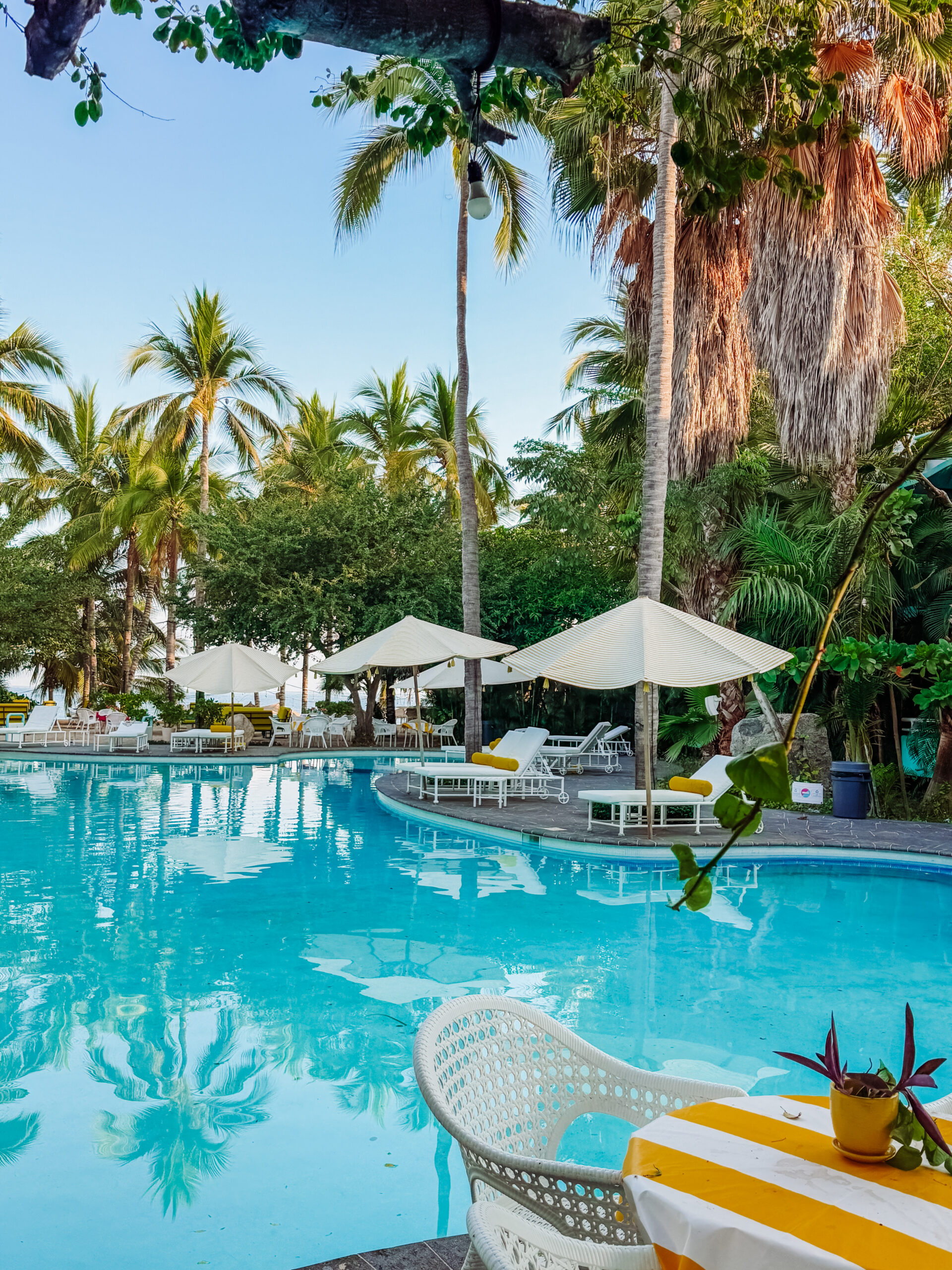 pool area azul pitaya beachfront hotel in sayulita, mexico