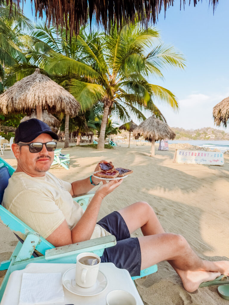 breakfast at azul pitaya beachfront hotel in sayulita, mexico