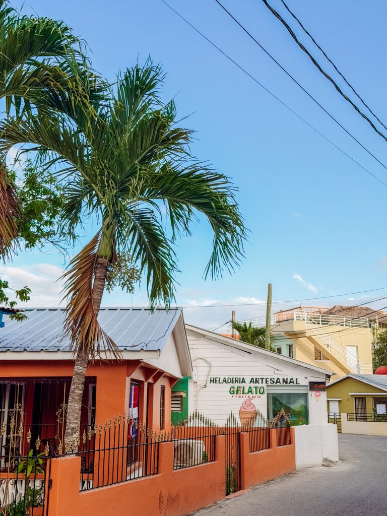 gelato in bayahibe, dominican republic