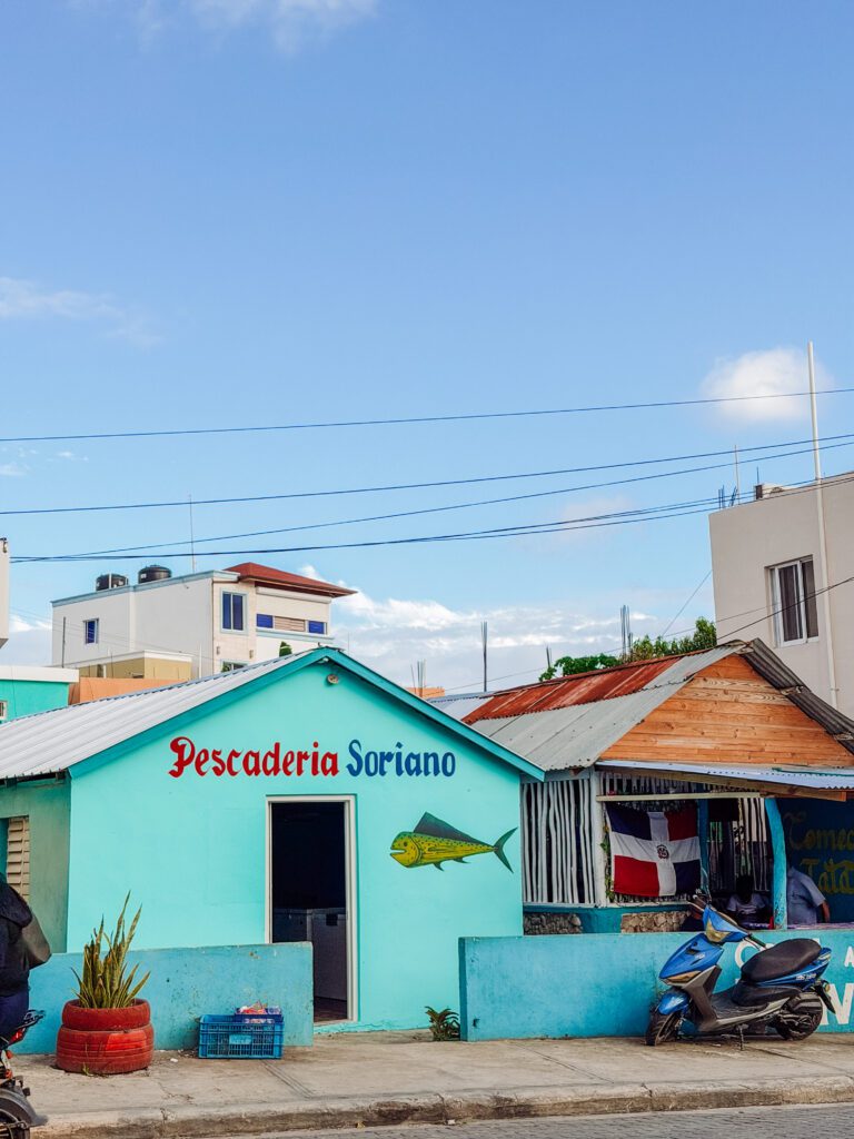 buy fresh seafodd in bayahibe, with lots of restaurants in town dominican republic