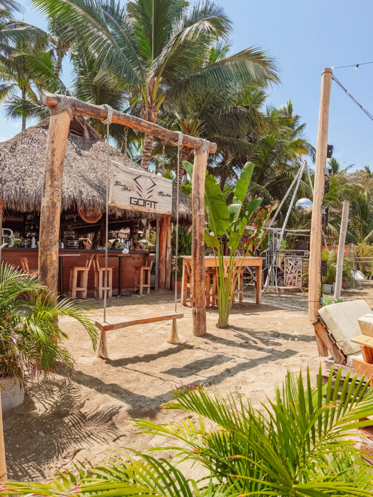 goat beach club in sayulita
