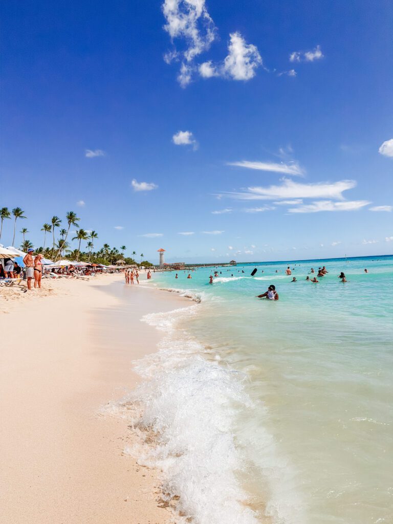 dominicus beach in bayahibe, dominican republic