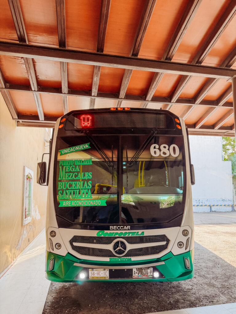 the local buses that run around the sayulita area in mexico are easy and cheap to use