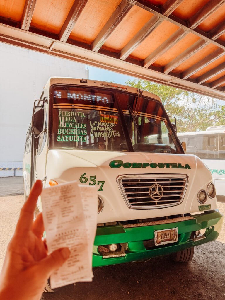 the local buses that run around the sayulita area in mexico are easy and cheap to use