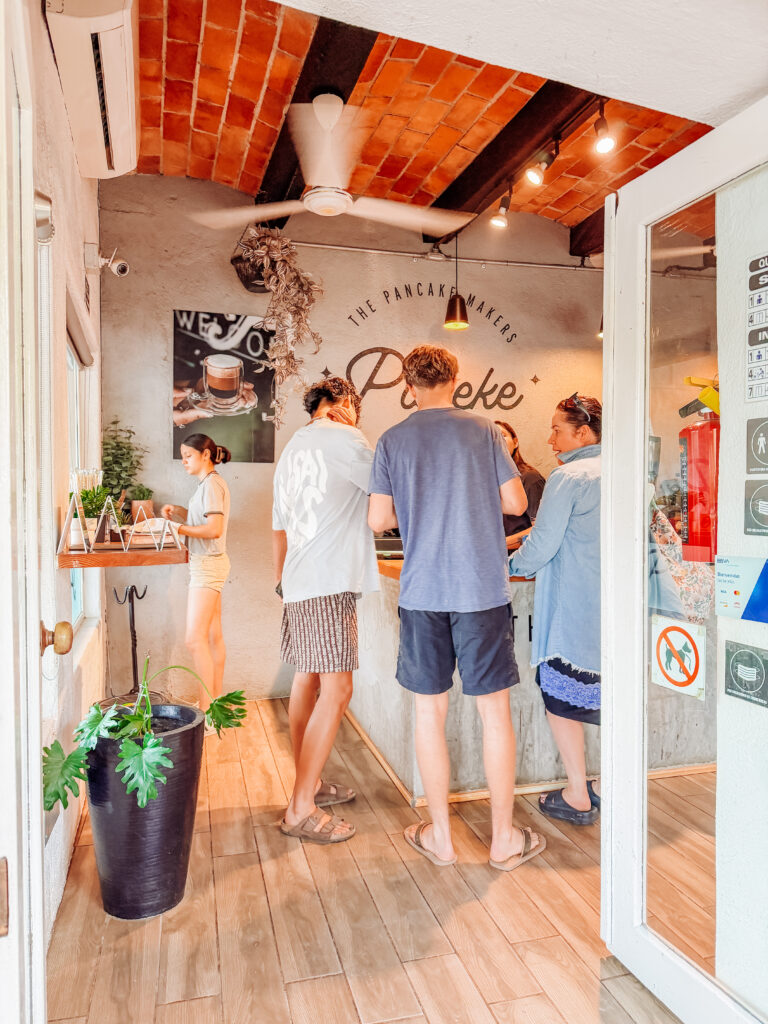 so many trrendy cafes in sayulita, paeke is a good one mexico