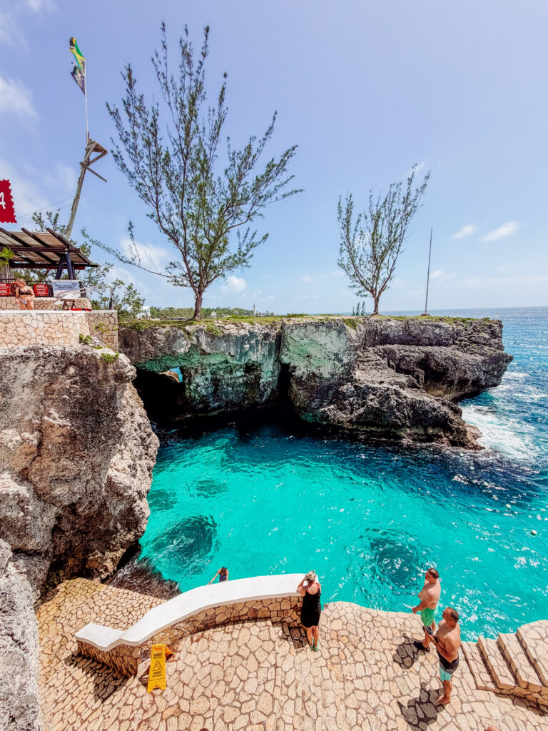 ricks cafe is insta famous in negril for the cliff jumping and sunset