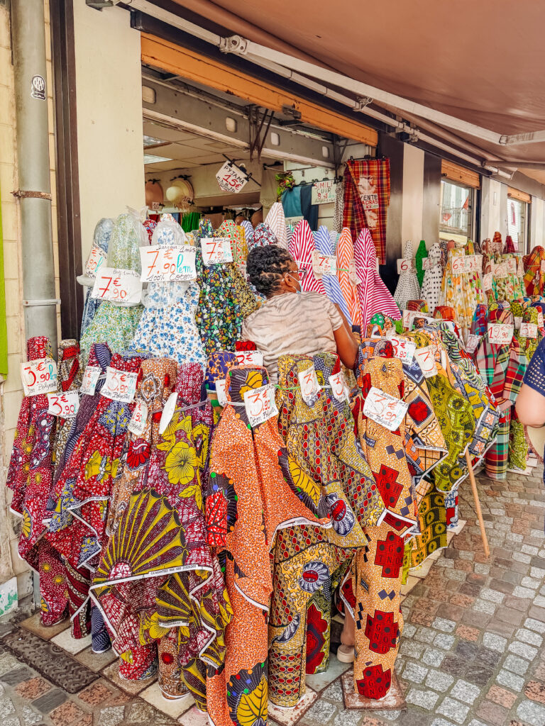 material for sale in local prints in martinique