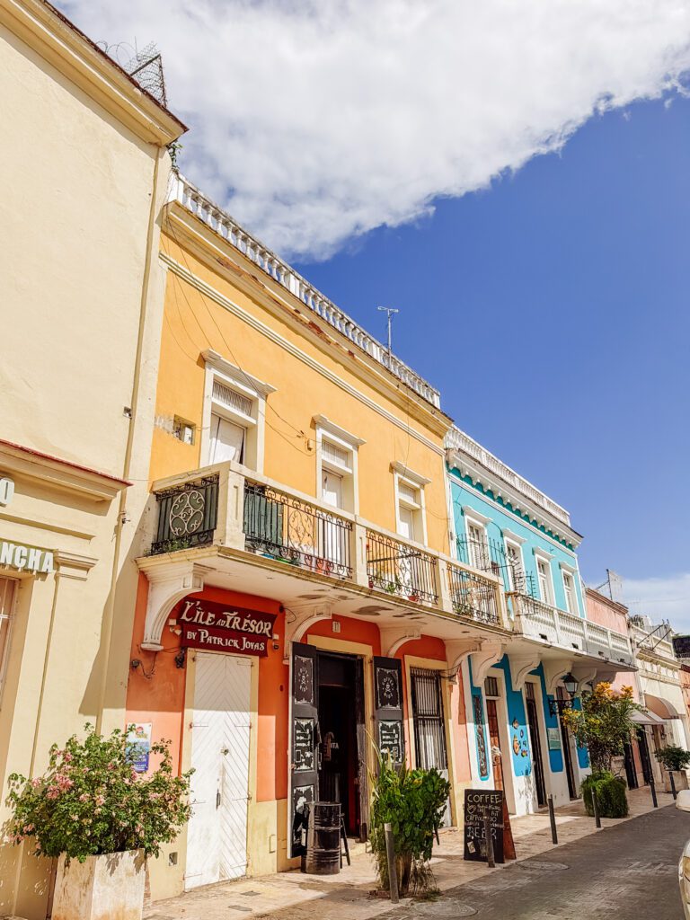 colourful buildings in santo domingo