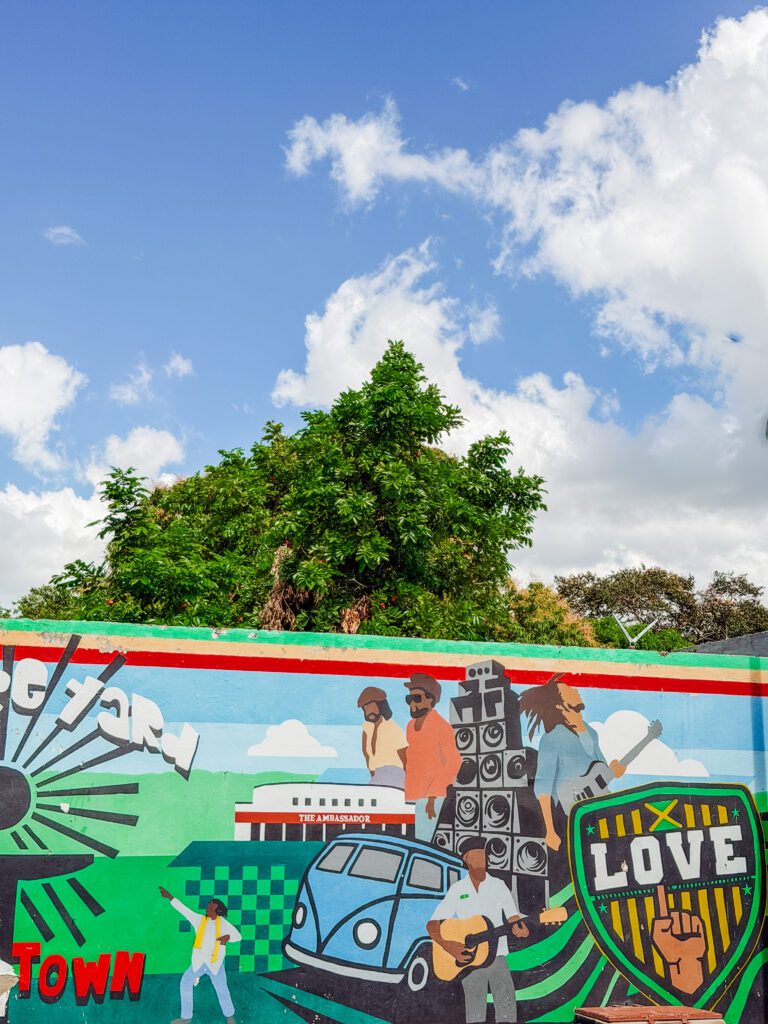 kelly at the culture yard in trench town