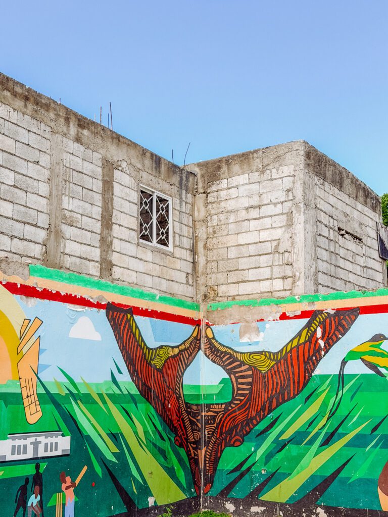 art in the courtyard at culture yard