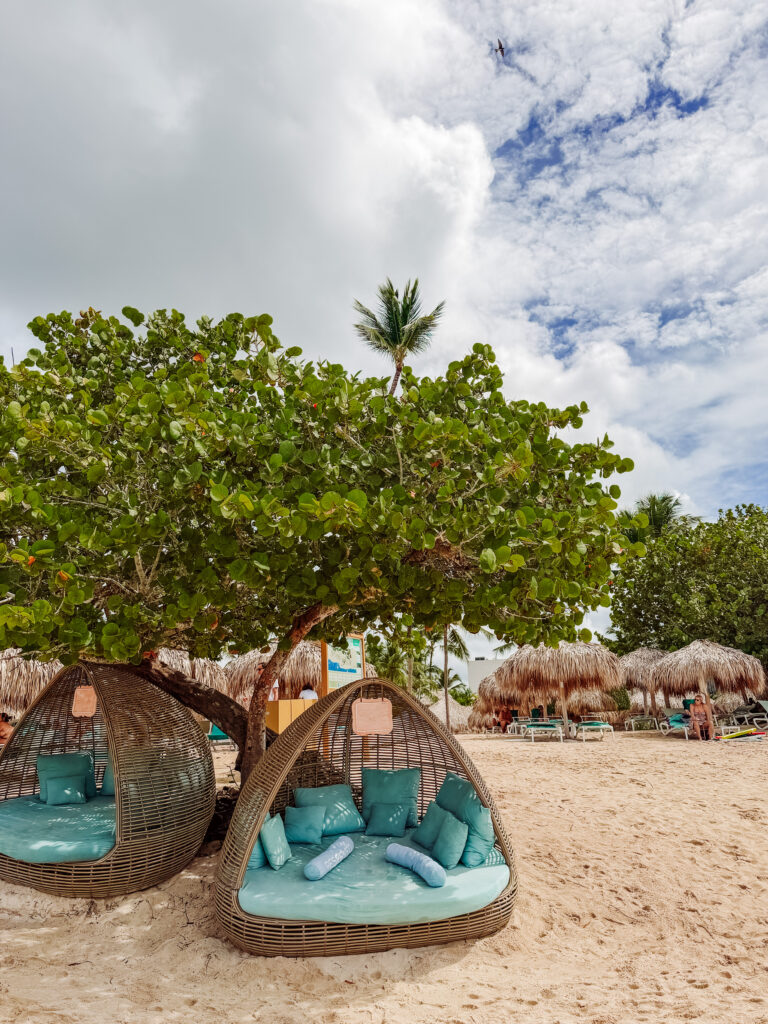 cabana dominicus beach, bayahibe, dominican republic