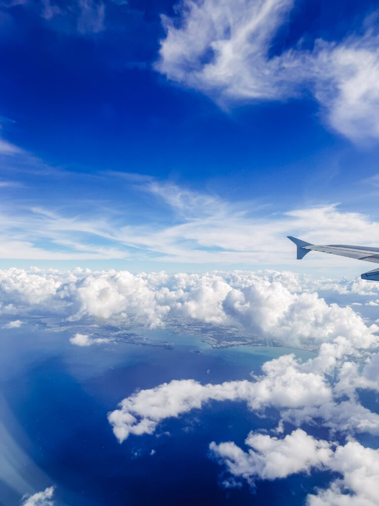 flying in to the dominican republic