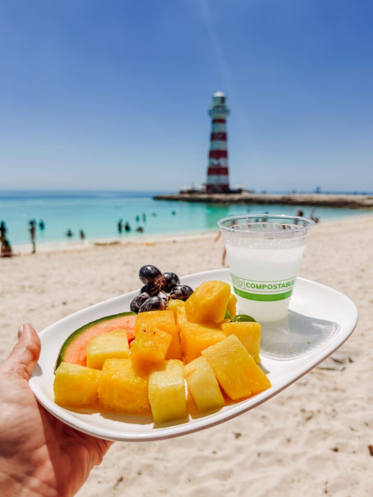 fresh fruit on ocean cay bahamas cruise