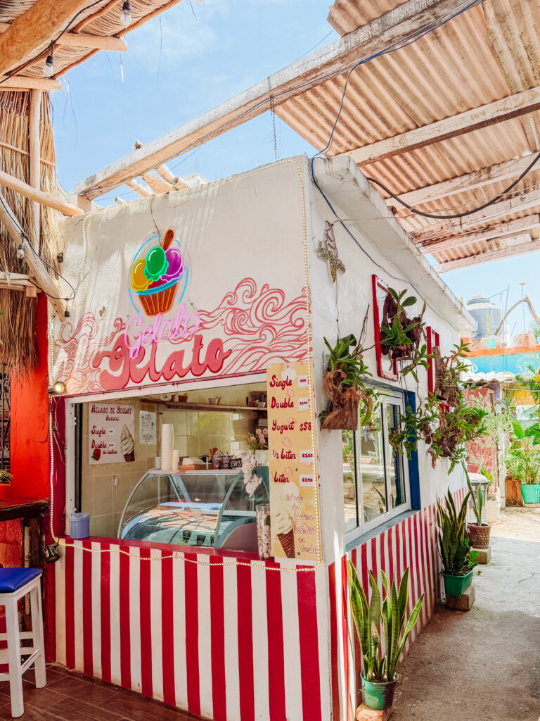 gelato in san pancho mexico