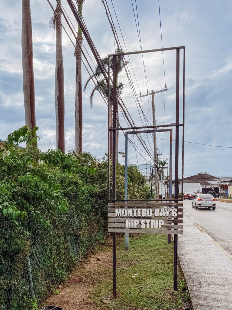 walking the hip strip in montego bay