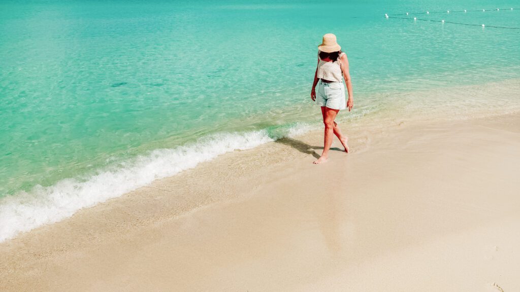 kelly on negril beach