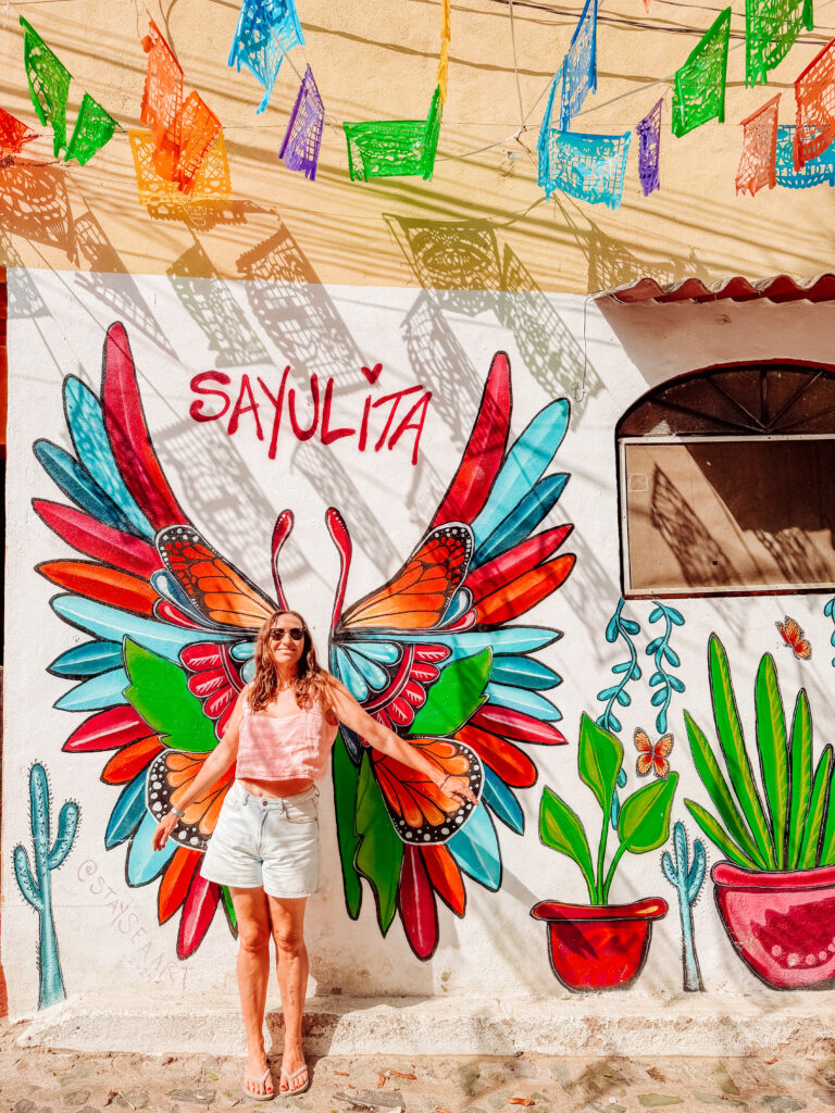 love walking the town to find the best street art, sayulita, mexico