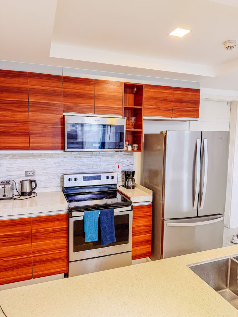 our kingston apartment was huge and very comfortable and safe.
