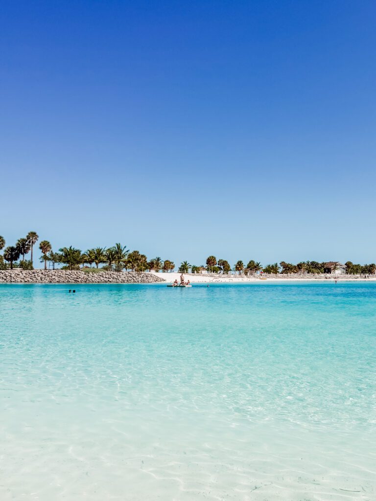swimming in the lagoon was perfect! Ocean cay bahamas