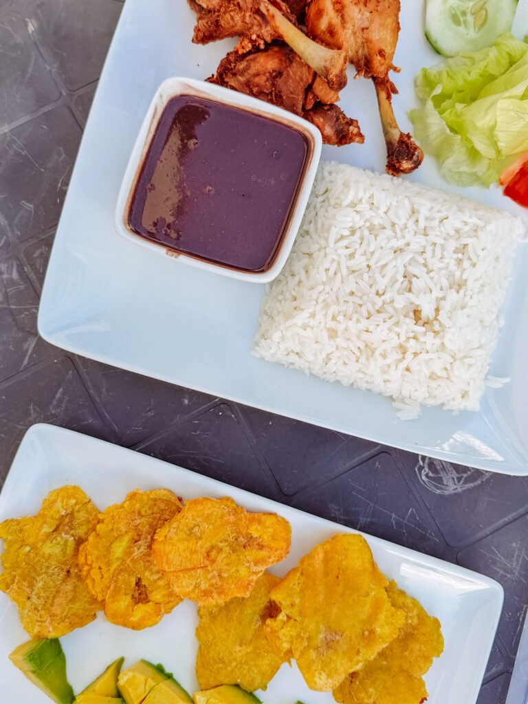 delicious local food in punta cana