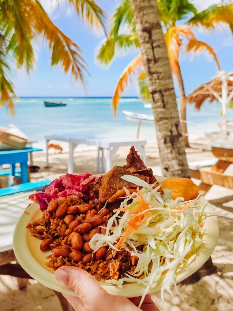 beach lunch on saona island was incredible, bayahibe dominican republic