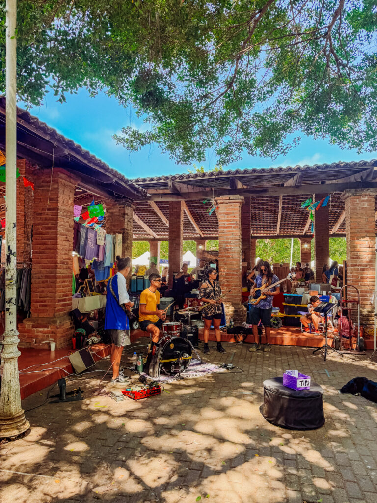 San pancho Artisanal Market (Mercado Artesanal) in San Pancho is held every Tuesday from 9:30 AM to 2:00 PM at the Plaza del Sol 
