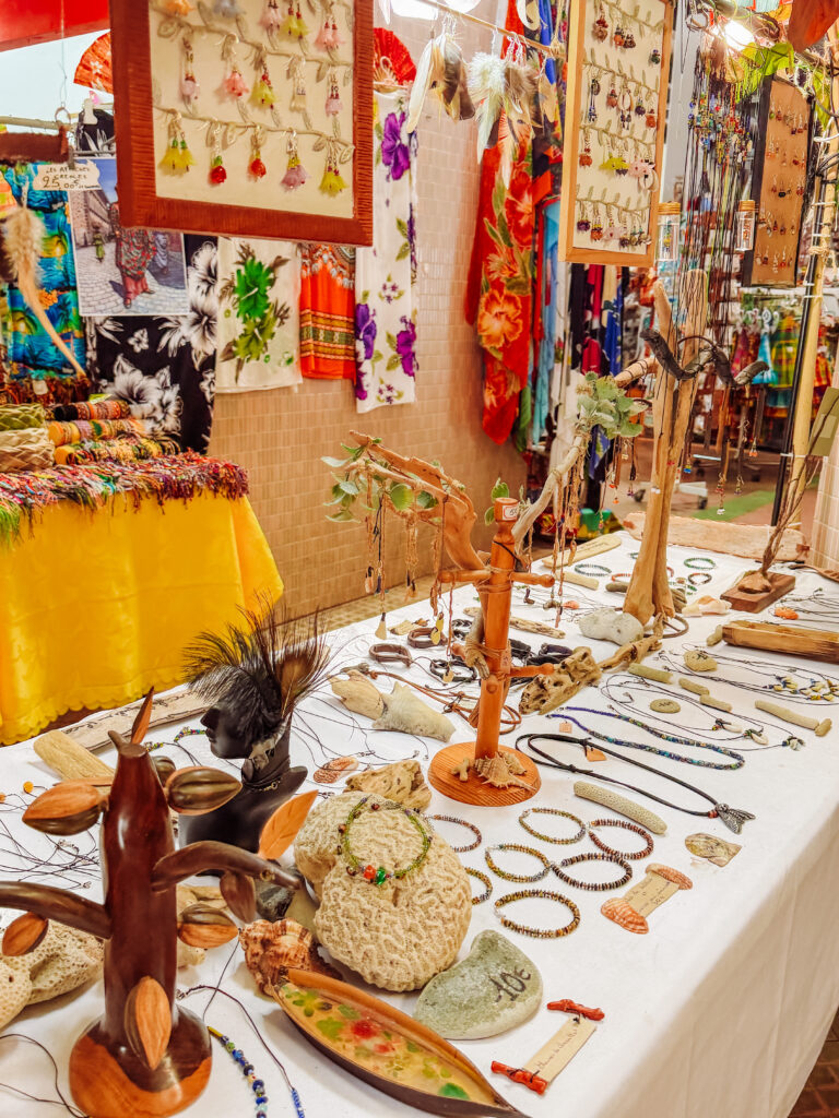 the grand marche market in martinique is full of interesting scenes and things to buy