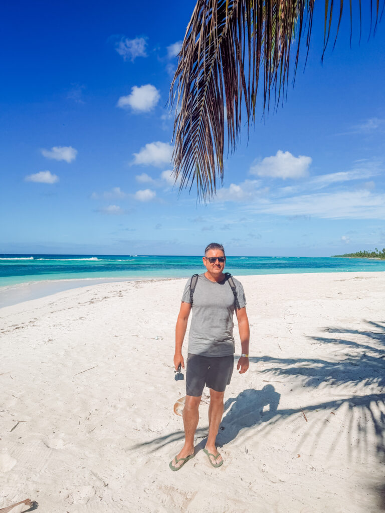 mike on saona beach