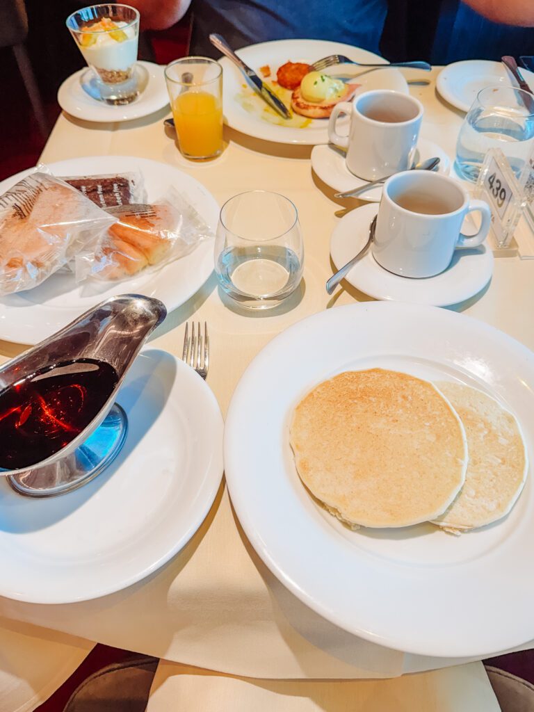 gluten free pancakes from dining room in msc cruise